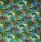 1 Yard Parrots Split Monstera Palm Leaves Peackskin Fabric 100% Polyester 45 inches Width Tropical Print Fabric